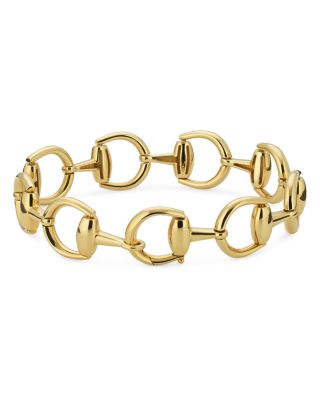 18K Yellow Gold Horsebit Bracelet