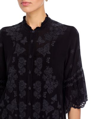 Gracie Embroidered Eyelet Dress