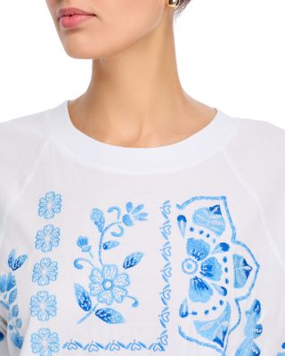 Raw Edge Raglan Boxy Tee