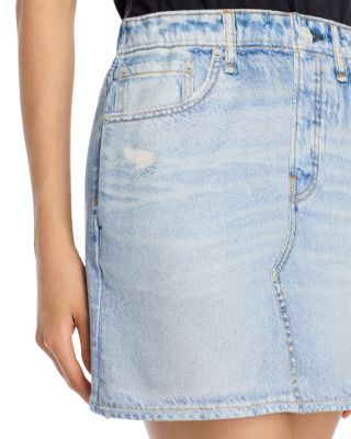 Miramar Terry Denim Mini Skirt