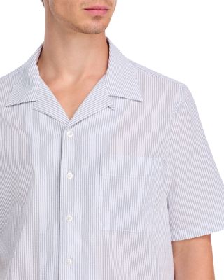 Poplin Seersucker Convertible Vacation Shirt 