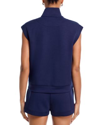 Quarter Zip Top & Pintucked Shorts - Exclusive