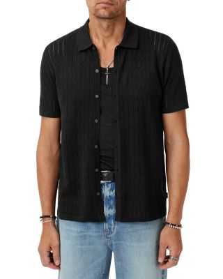 Moore Short Sleeve Regular Fit Textured Sweater