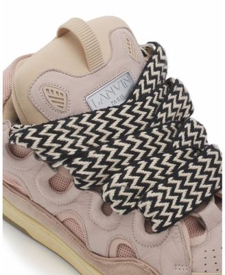  Unisex Leather Curb Sneakers