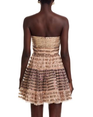 Ombr&eacute; Sequin Dress