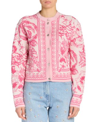 Underwater Barocco Foulard Cardigan