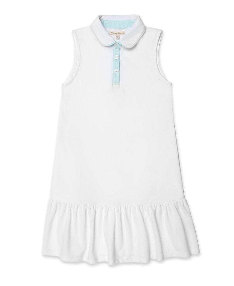 The Sunday Collective Girls' Sleeveless Play Polo Dress - Little Kid, Big Kid