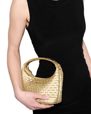 Mini Woven Hobo Bag