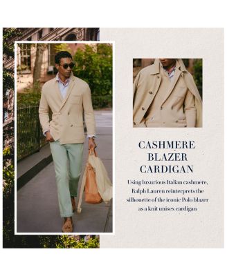 Cashmere Regular Fit Blazer Cardigan
