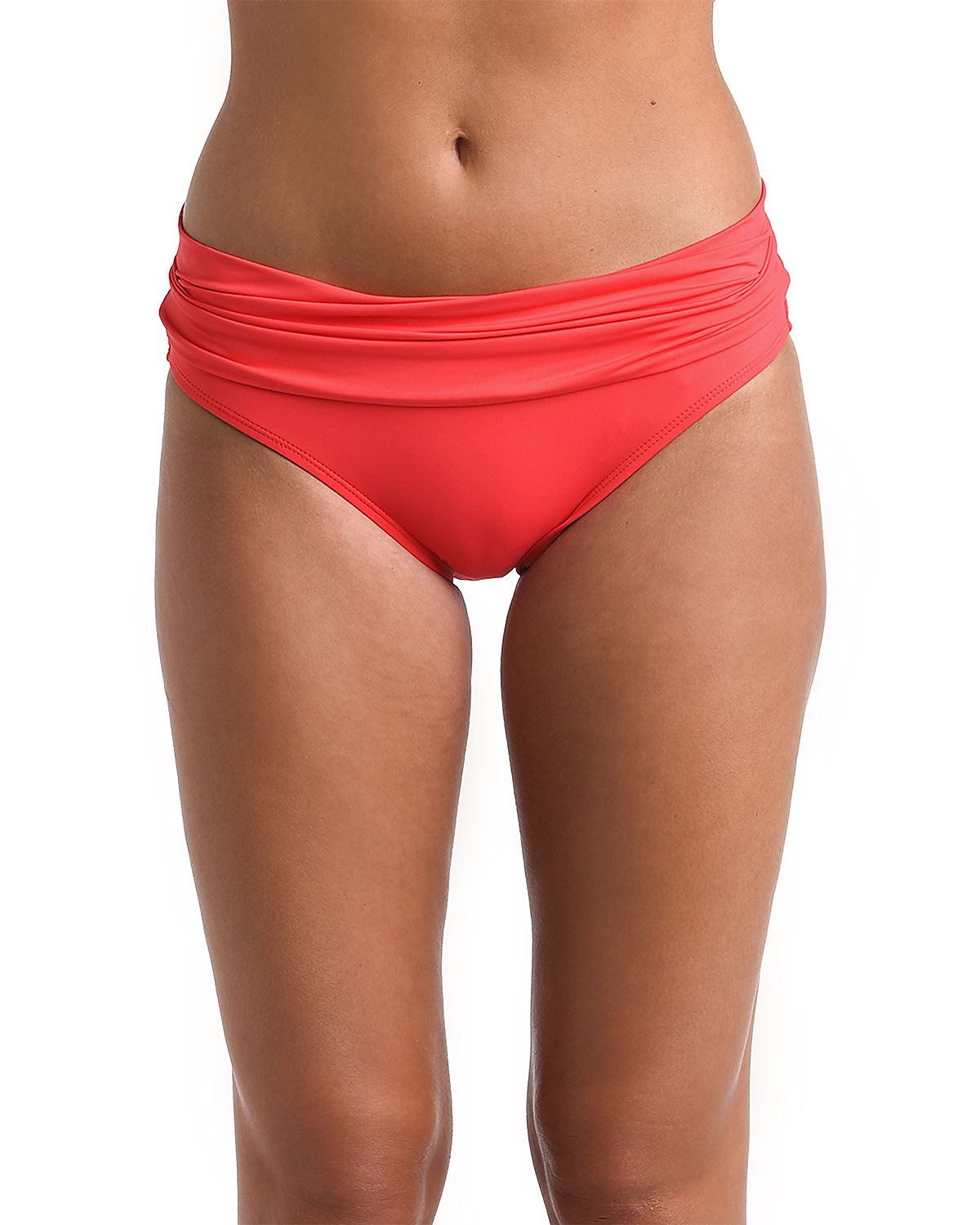 La Blanca Island Goddess Shirred Bikini Bottom