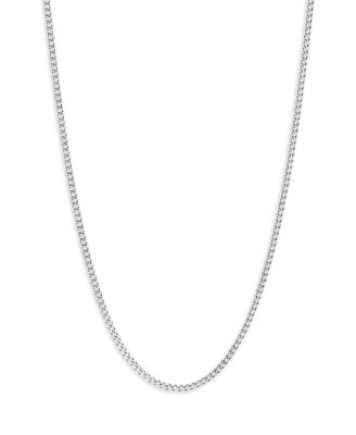 Sterling Silver Curb Chain Necklace 2.1mm