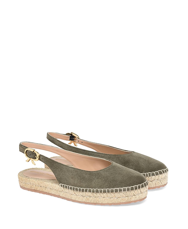 Gianvito Rossi Paz Espadrilles In Green