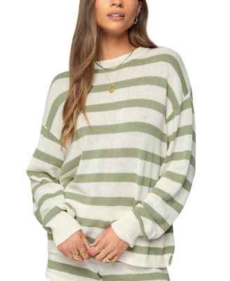 Amaris Oversized Striped Knit Sweater
