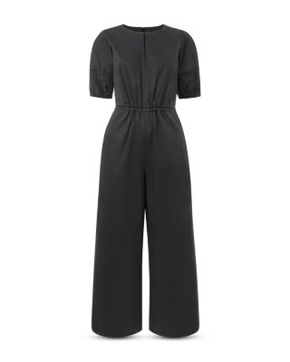 Broderie Poplin Jumpsuit 