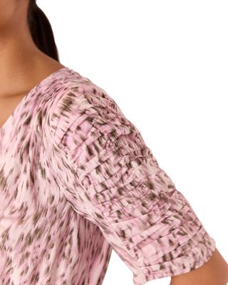 Petite Leopard Midi Dress