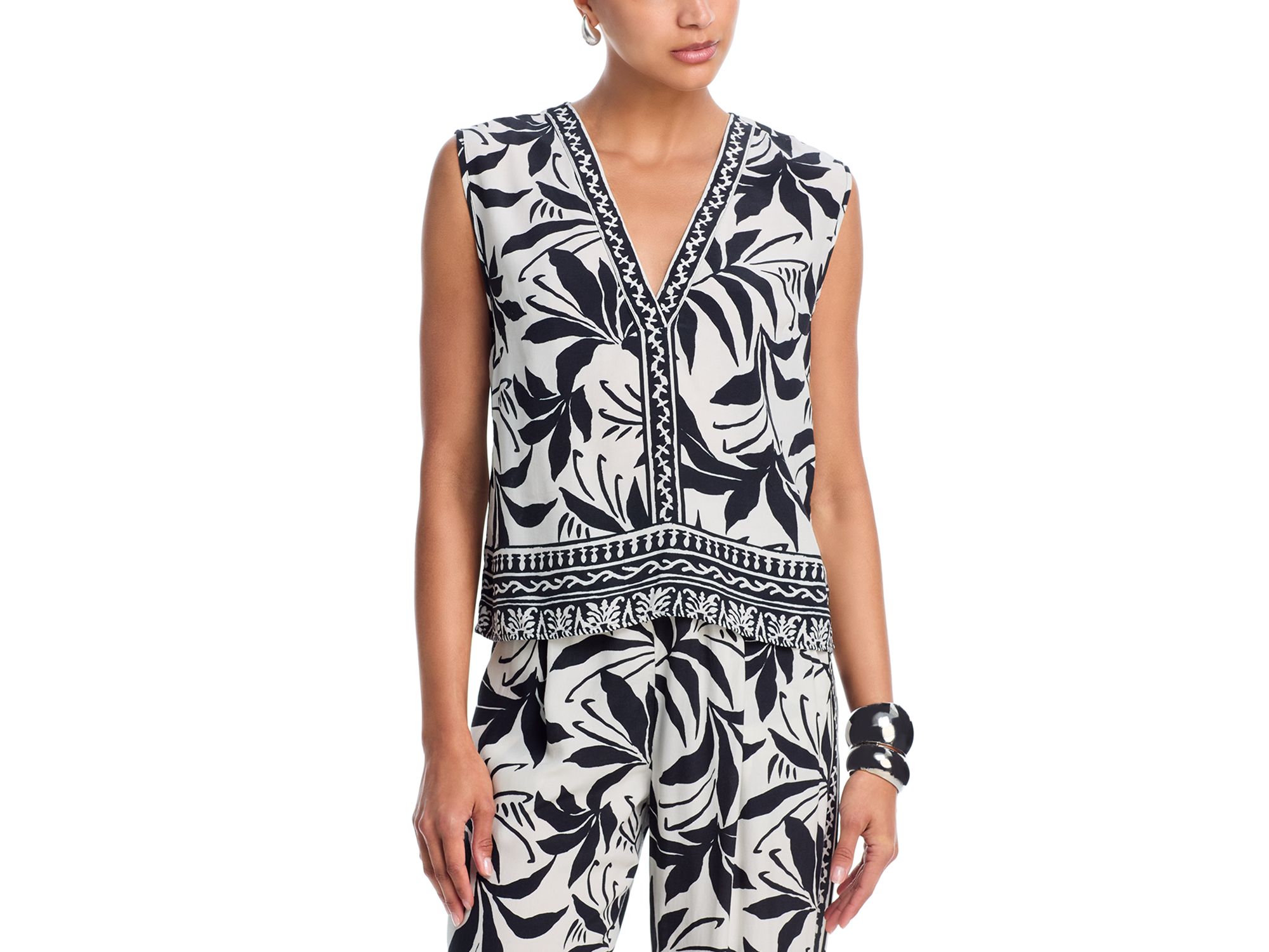 Lindsay V Neck Top - Image 1