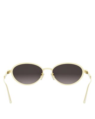 DiorCannage R1U Oval Sunglasses, 53mm