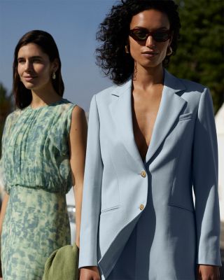 Dashes Brush Marks Midi Dress