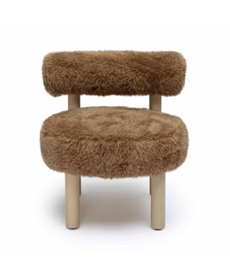  Carmel Faux Shearling Accent Chair