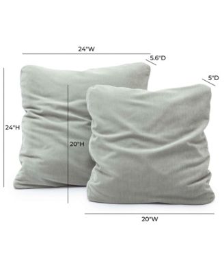 Tipsy Chenille Square Floppy Pillow