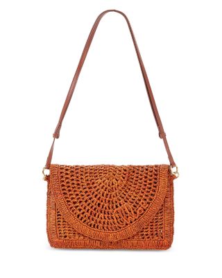 ＊Chloe＊ ラフィア ストラップ Summer Banana フラットポーチ Chloé Summer Banana Flat Pouch With Strap In Raffia | Chloé US