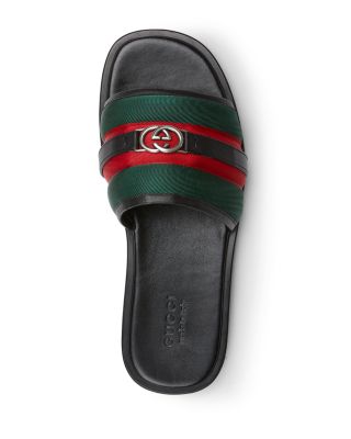 Men's Interlocking G Slide Sandals