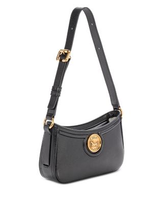 Medallion Mini Leather Shoulder Bag