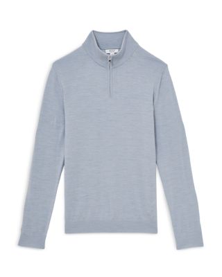 Merino Wool Half Zip Sweater