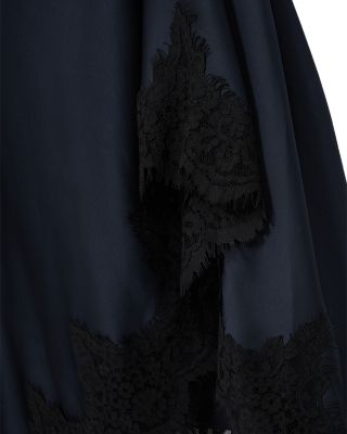 Anais Draped Lace Dress 