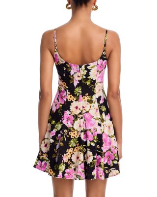Floral Panel Mini Dress - Exclusive
