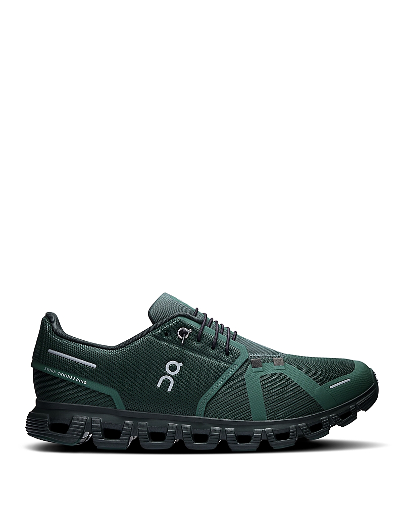 On Men's Cloud 6 Running Sneakers in Evergreen