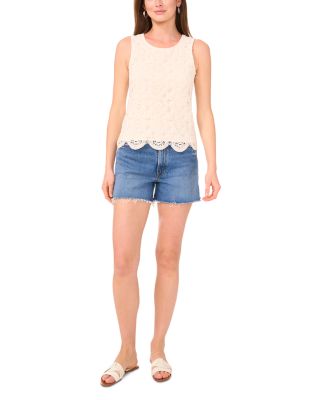 Crochet Front Tank Top 