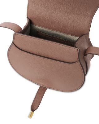 Marcie Small Leather Saddle Bag