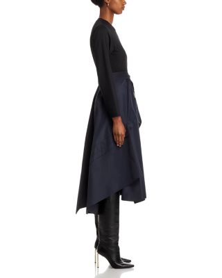 Long Sleeve T Shirt Combo Dress