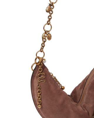 Icons Suede Halfmoon Bag