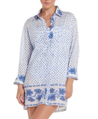 Hermoza - Marie Button Front Collared Shirt Dress