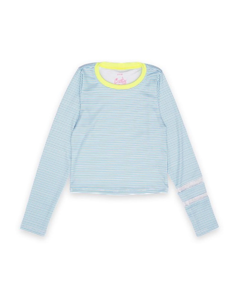 Lucky in Love Girls' Victory Streak Long Sleeve Top - Little Kid, Big Kid
