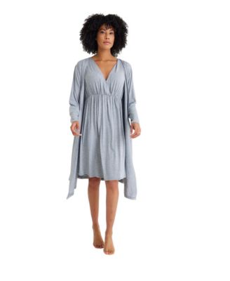 Sleep Well Maternity/Nursing Nightgown & Robe Set