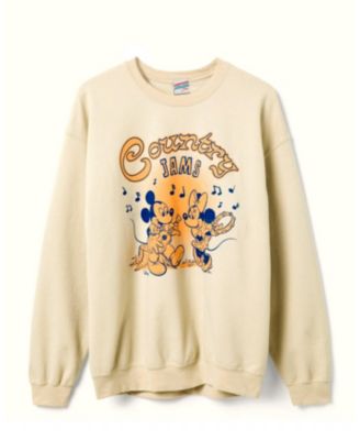 Mickey & Minnie Country Jams Flea Market Fleece Sweater