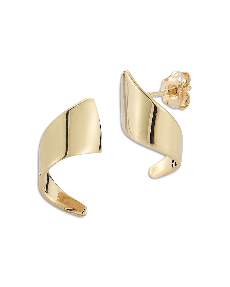 Bloomingdale's Fine Collection 14k Yellow Gold Swirl Stud Earrings In Gold