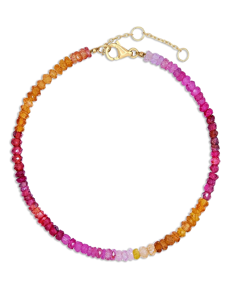 Shashi Natasha Multi-gemstone Beaded Bracelet In Multi