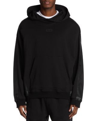 Mixed Media Logo Hoodie