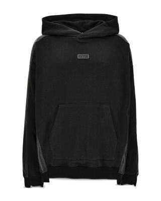 Mixed Media Logo Hoodie