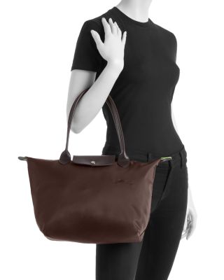 Le Pliage Green Medium Nylon Tote Bag