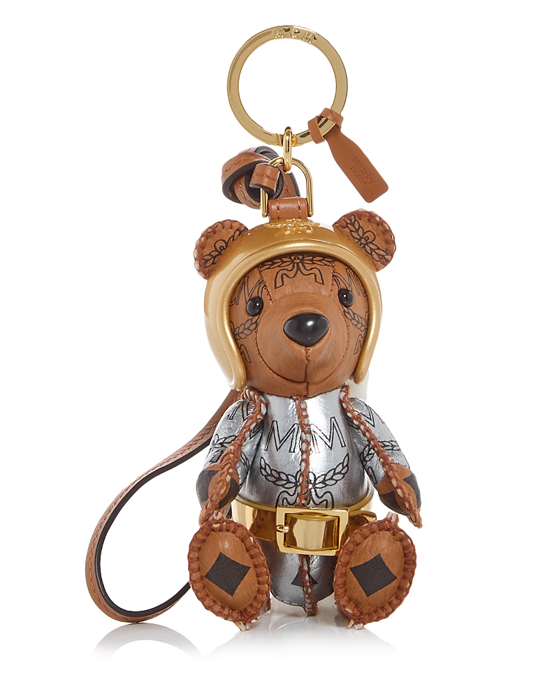 Mcm Aren Space Bear Visetos Bag Charm