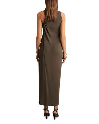 【海外限定】REISSドレス☆Eliza Trim Detail Jersey Midi Dress Reiss Eliza Trim Detail Jersey Midi Dress, Navy