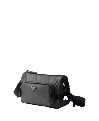 Medium Re-Nylon and Saffiano Leather Shoulder Bag