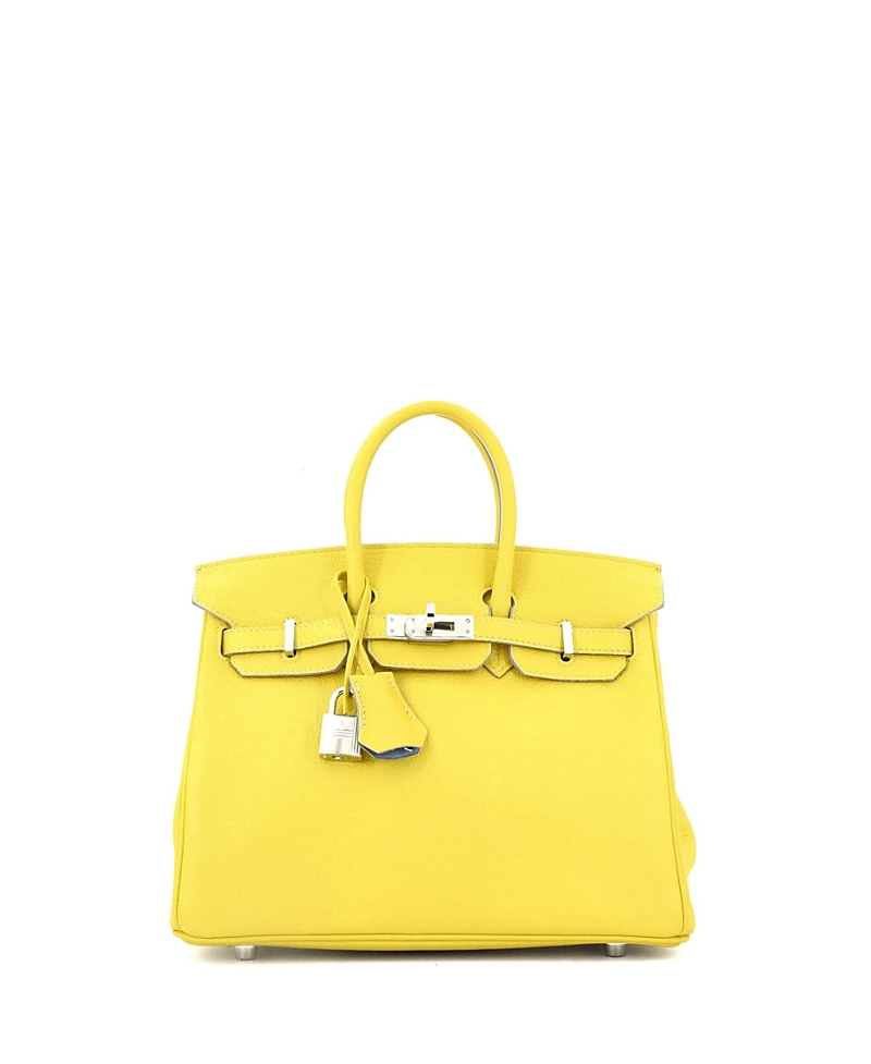 Pre-owned Pre-owned Hermes Hermes Birkin 25 Handbag Verso Novillo With Palladium Hardware In Multi