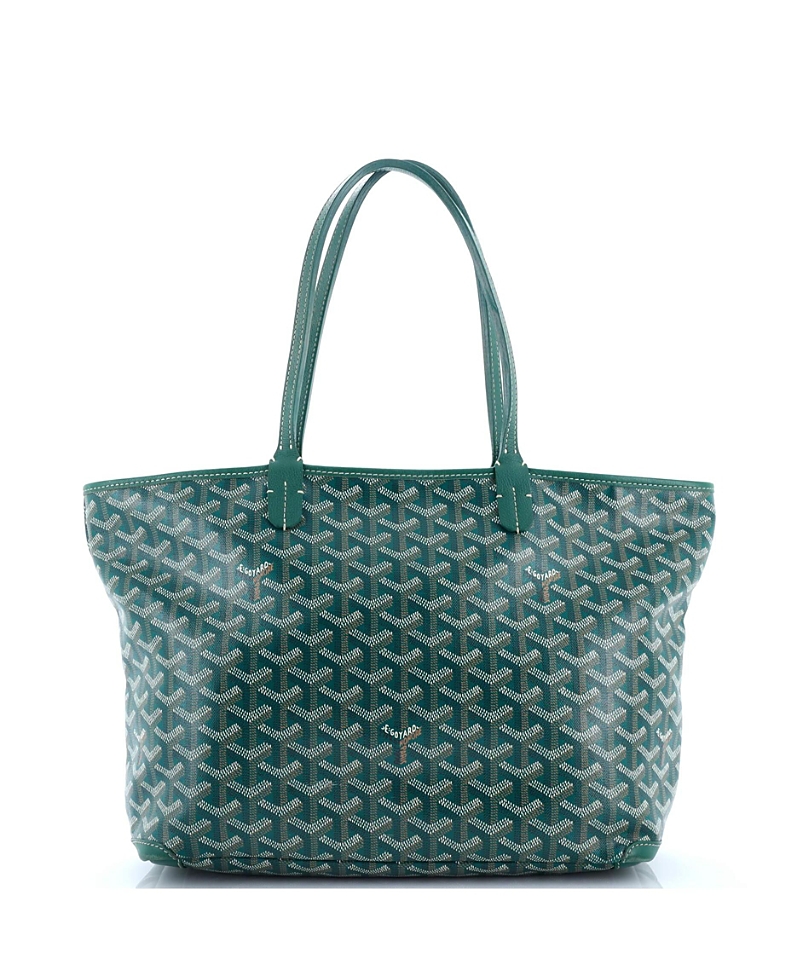 Pre-owned Pre-owned Goyard Goyard Mm Artois Tote Coated Canvas In Green