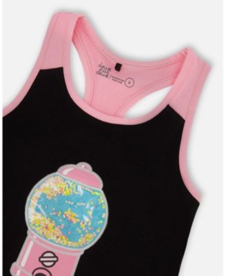  Girls' Organic Cotton Racerback Tank Top - Little Kid